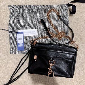 Rebecca Minkoff Mini MAC - Black Rose Gold